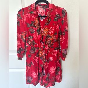 Zara mini floral dress Xsmall
